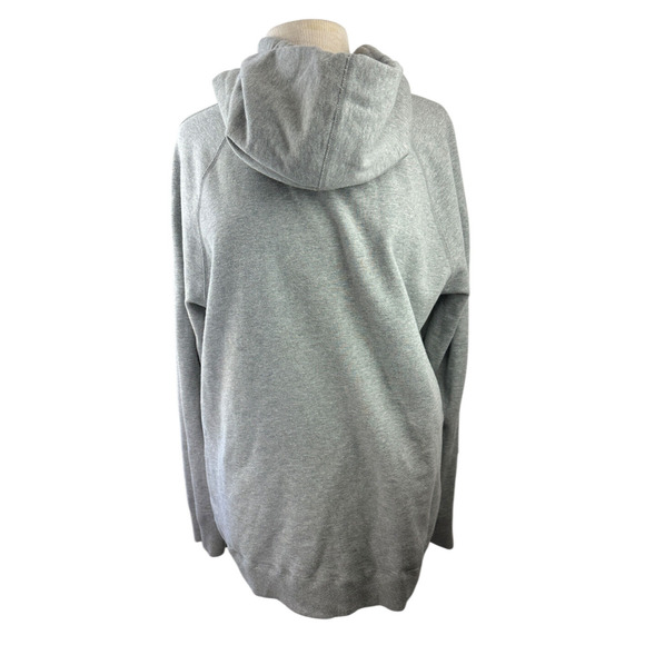 Reigning Champ Lockup Pullover Hoodie Heather Grey Spellout Sweatshirt XL *Flaw - Picture 5 of 15